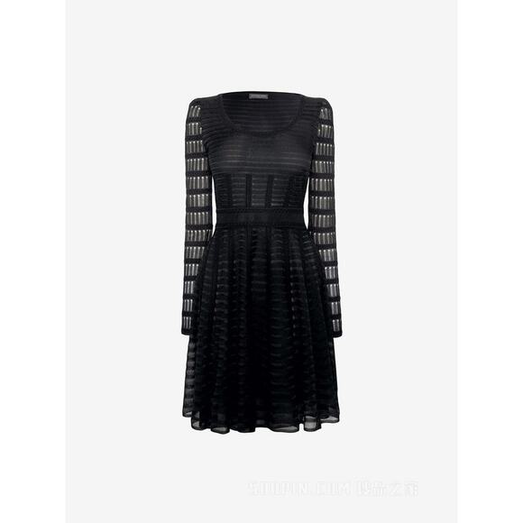 New With Tags ❤️Alexander McQueen Laser Cut Knit Mini Dress❤️